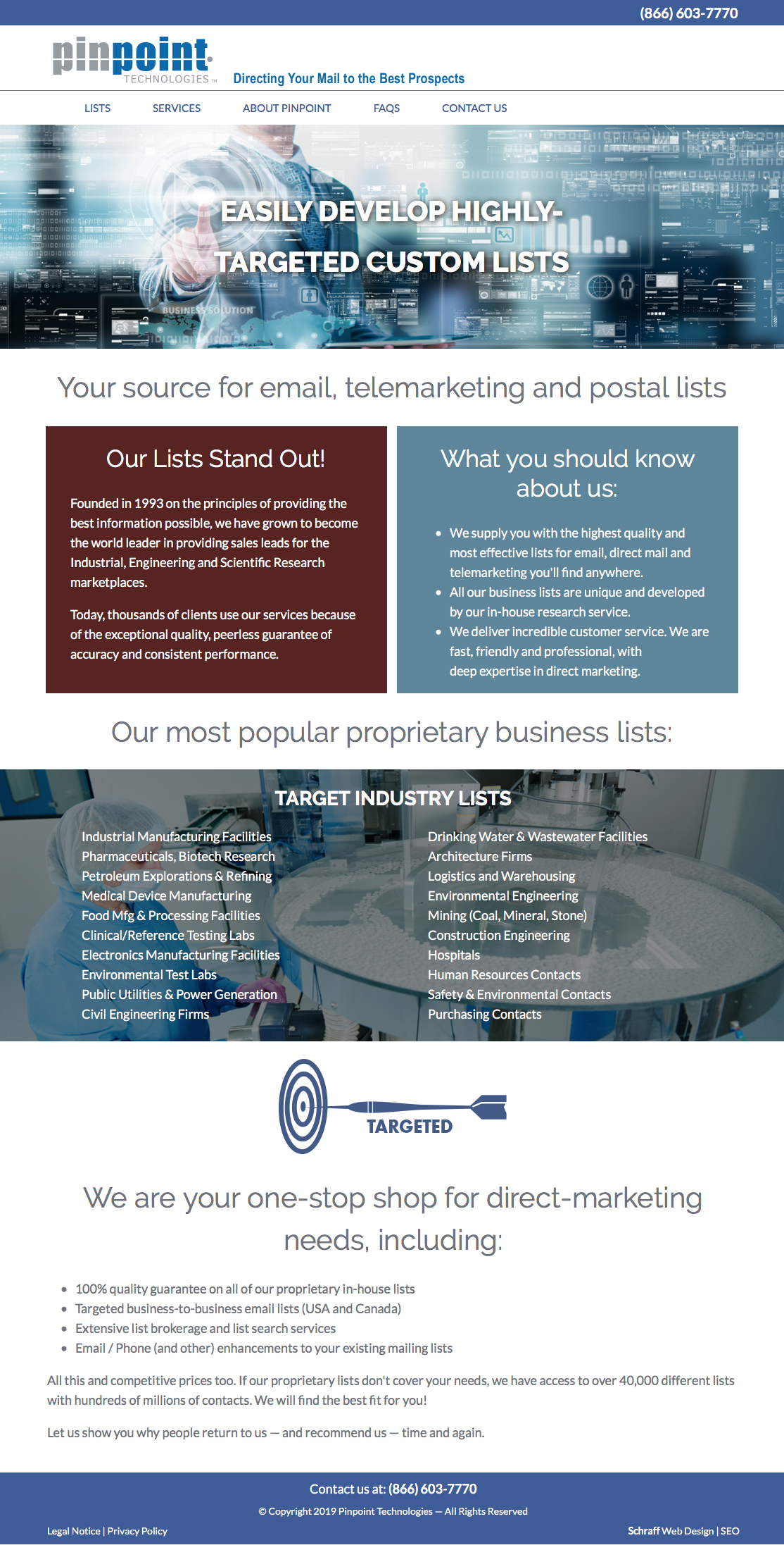 Pinpoint Technologies website