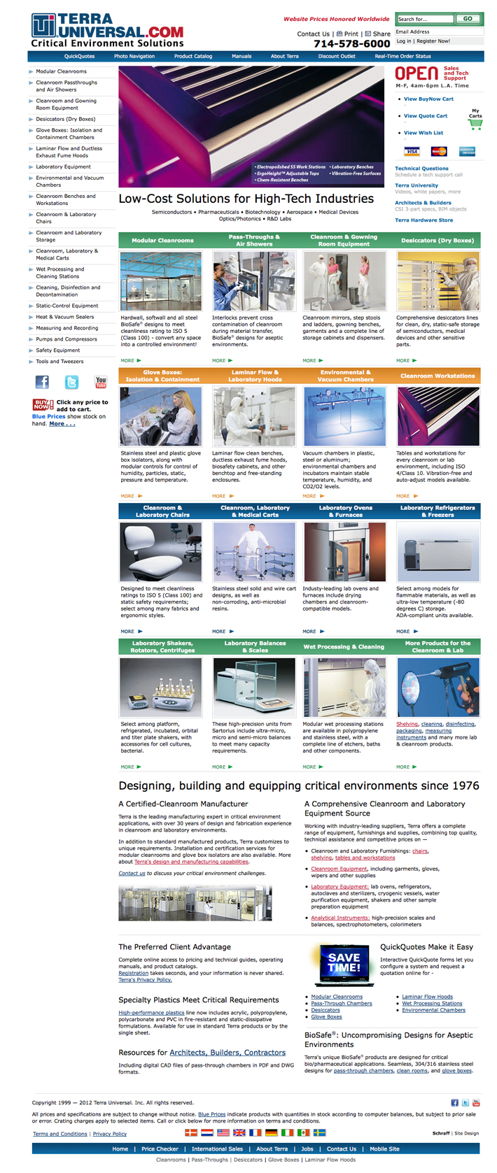 Terra Universal website