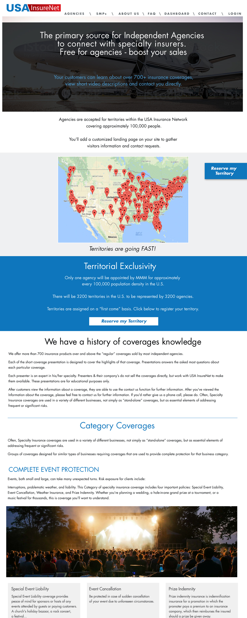 USA Insurenet web